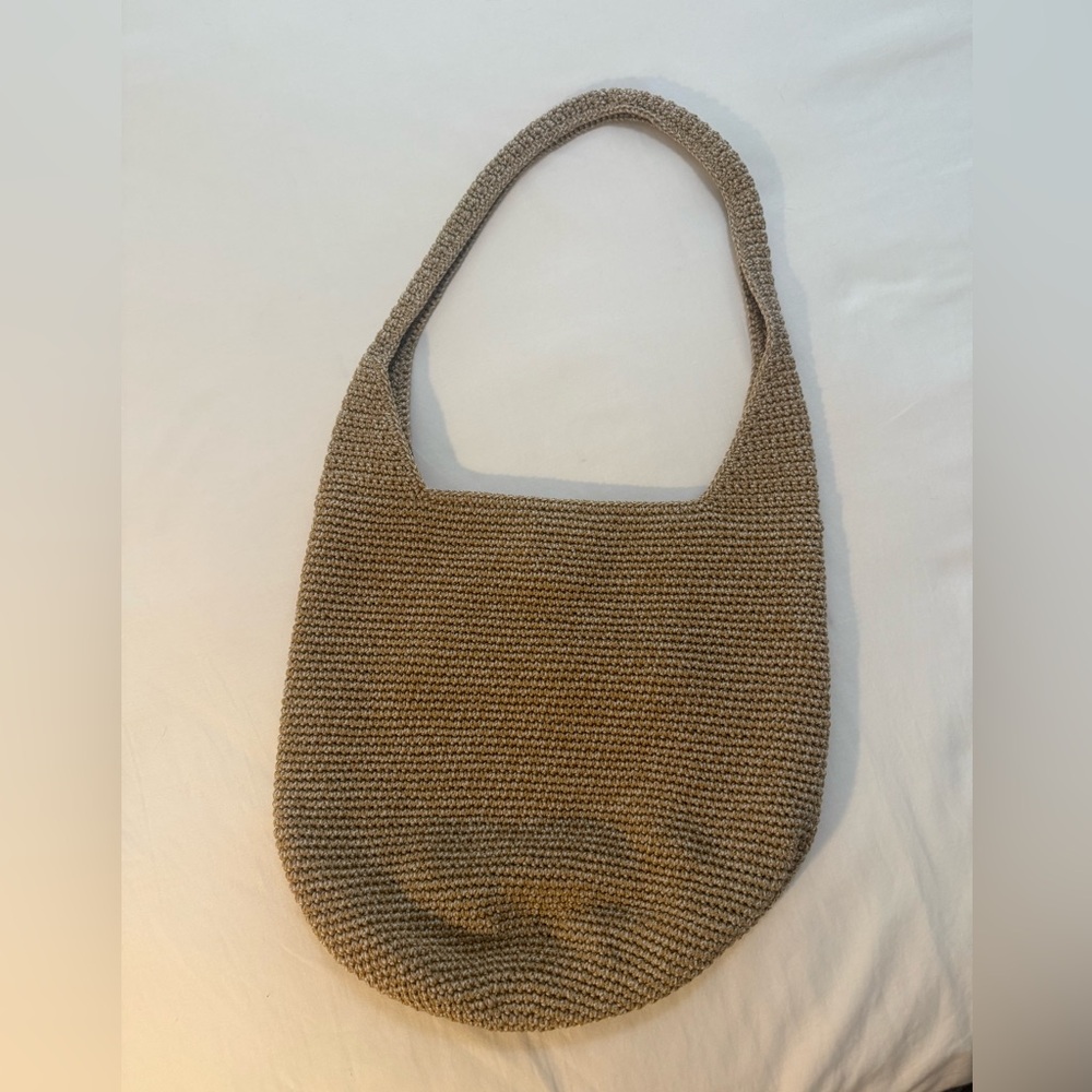 Tan Knit Bag by The Sam
